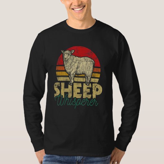 Schafweissperer Flock Herde Bauer Homestead T-Shirt (Vorderseite)