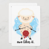 Schafwolle stricken Weihnachten (Vorne/Hinten)