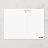 Schafzuchtbetriebe in Neuseeland Postkarte (Rückseite)