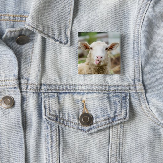 Schafzunge Button (Beispiel)