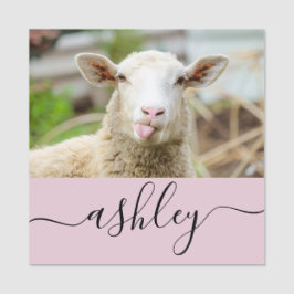 Schafzunge Namensschild