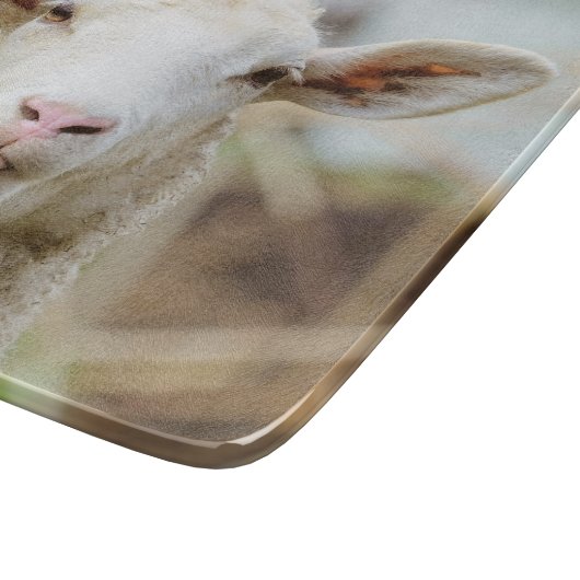 Schafzunge Schneidebrett (Ecke)