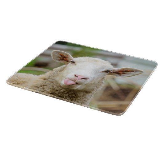 Schafzunge Schneidebrett (Ecke)