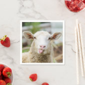 Schafzunge Serviette (Beispiel)