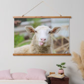 Schafzunge Wandteppich Mit Holzrahmen (Schlafzimmer)