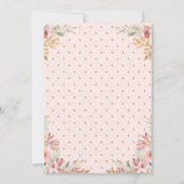 Schah! Es ist eine Überraschung | Modern Script Bi Einladung (Rückseite)