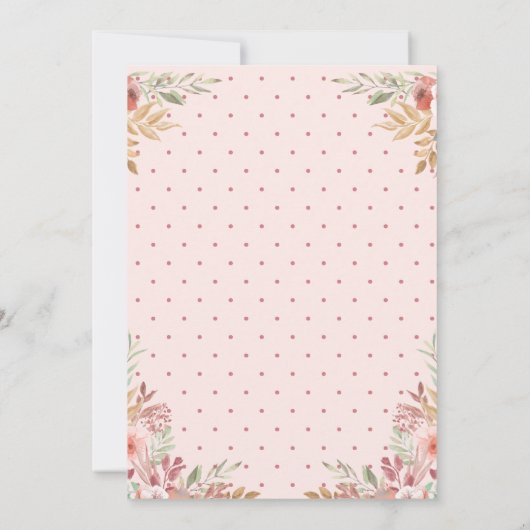 Schah! Es ist eine Überraschung | Modern Script Bi Einladung (Rückseite)