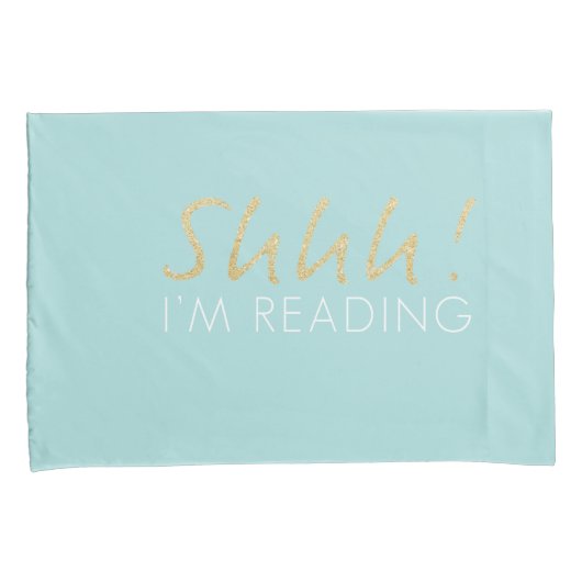 Schah! Ich lese gerade Pillowcase-Set Kissenbezug (Vorderseite-Rechts)