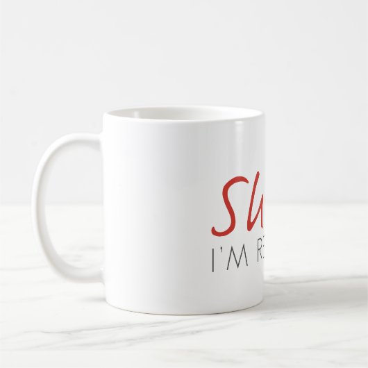 Schah! Ich lese Kaffee-Tasse Kaffeetasse (Links)
