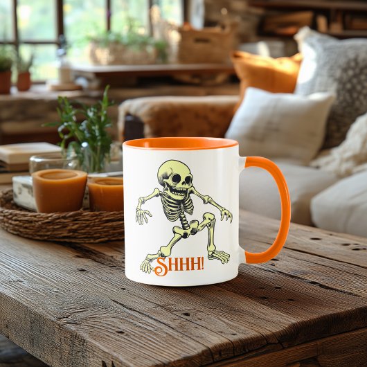 Schah! Skeletton-Tasse - Spaß und Sneaky Halloween Tasse