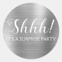 Schah! Überraschung Geburtstagsparty - Silber