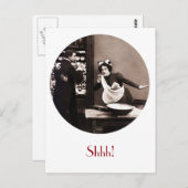 Schah! Was die Butlersäge - Vintages Comic Tryst Postkarte (Vorne/Hinten)