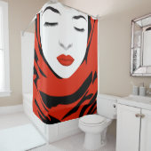 Schal Duschvorhang (Beispiel)