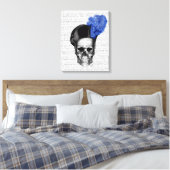 Schäl mit Blue Hat Leinwanddruck (Insitu (Schlafzimmer))