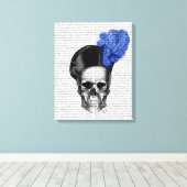 Schäl mit Blue Hat Leinwanddruck (Insitu (Holzboden))