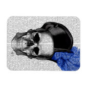 Schäl mit Blue Hat Magnet (Horizontal)