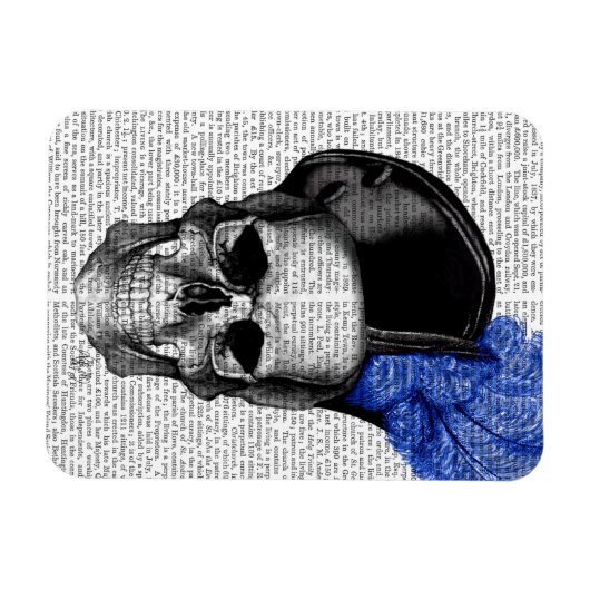 Schäl mit Blue Hat Magnet (Horizontal)