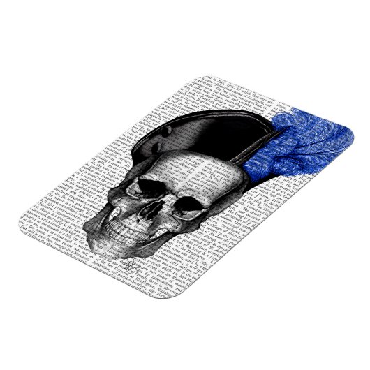 Schäl mit Blue Hat Magnet (Linke Seite)