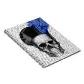 Schäl mit Blue Hat Notizblock (Rechte Seite)