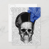 Schäl mit Blue Hat Postkarte (Vorne/Hinten)