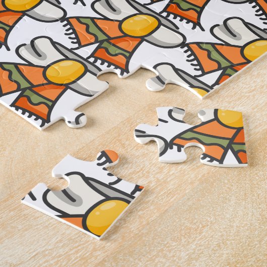 Schal Puzzle (Seite)