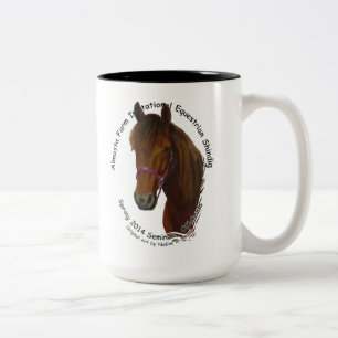 Schale, Almosta Bauernhof-Fahrfrühling 2014 Zweifarbige Tasse