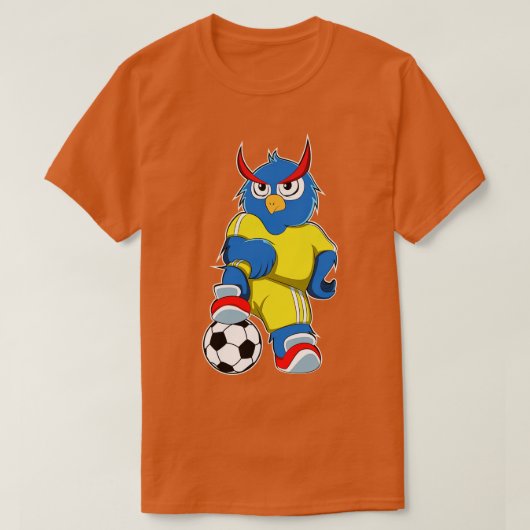 Schale als Spieler mit Kugel T-Shirt (Design vorne)
