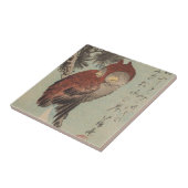 Schale auf Pine von Ichiryusai Hiroshige Fliese (Seite)