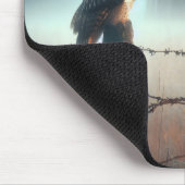 Schale auf Zaunpfosten Mousepad (Ecke)