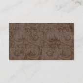 Schale backt Bäckerei-süße Visitenkarte (Rückseite)