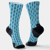 Schale (blau) - athletische Socken (Gewinkelt)