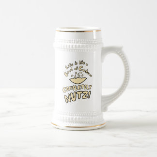 Schale Cashewnüsse Bierglas