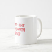Schale der Brown-Freude-Tasse Kaffeetasse (VorderseiteRechts)