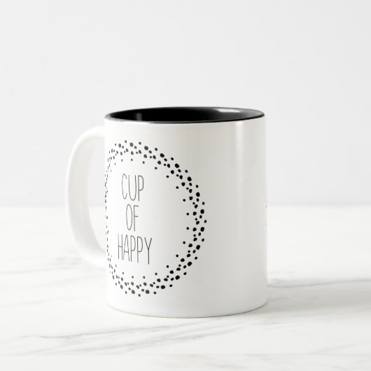 Schale der glücklichen Tasse (Vorderseite Links)