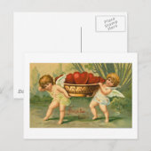Schale der Herzen Postkarte (Vorne/Hinten)