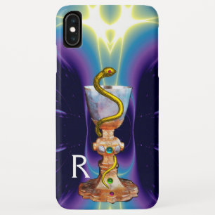 SCHALE DER HYGEIA Medizin, Apotheke Monogramm Lila Case-Mate iPhone Hülle