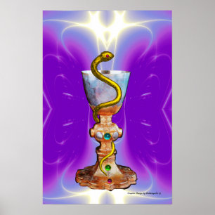 SCHALE DER HYGEIA - Medizin, Pharmazie Poster