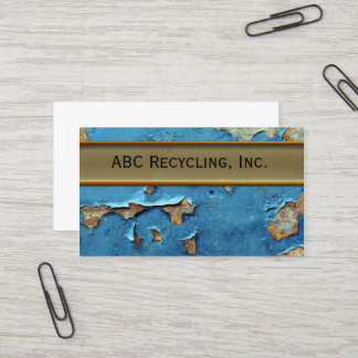 Schale der verrosteten Farben-Visitenkarte Visitenkarte