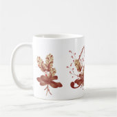 Schale des Erntedank-Monogramm-Buchstabe-K Kaffeetasse (Links)