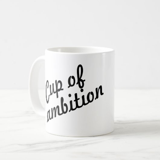 SCHALE EHRGEIZ 9-5, CUSOMTIZABLE KAFFEETASSE (Vorderseite Links)