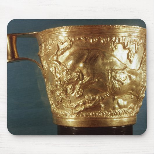 Schale, einen aufladenstier darstellend mousepad (Vorne)