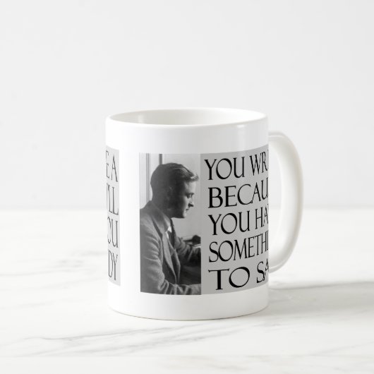 Schale F. Scott Fitzgerald Kaffeetasse (VorderseiteRechts)