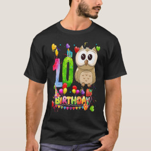 Schale Geburtstag 10 Jahre Alte Kinder 10. Schüsse T-Shirt
