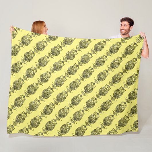 Schale (gelb) - Fleece Blanket (Beispiel)