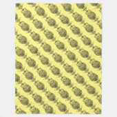 Schale (gelb) - Fleece Blanket (Vorderseite)