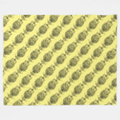 Schale (gelb) - Fleece Blanket (Vorderseite (Horizontal))