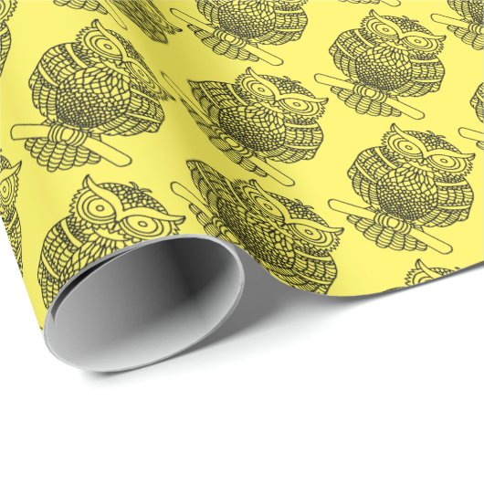 Schale (gelb) - Umschlagpapier Geschenkpapier (Rolleneckpunkt)