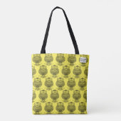 Schale (gelbes Muster) - Tasche (Rückseite)
