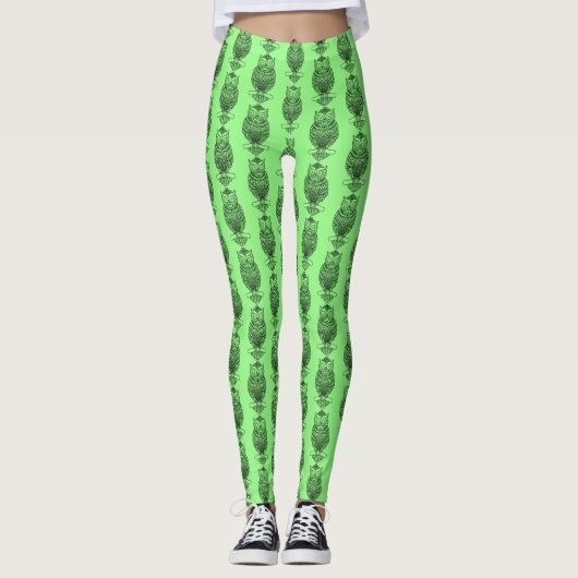 Schale (grün) - Leggings (Vorderseite)