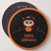 Schale/Herbst/Herbst/Halloween/Kürbis Button (Vorne & Hinten)